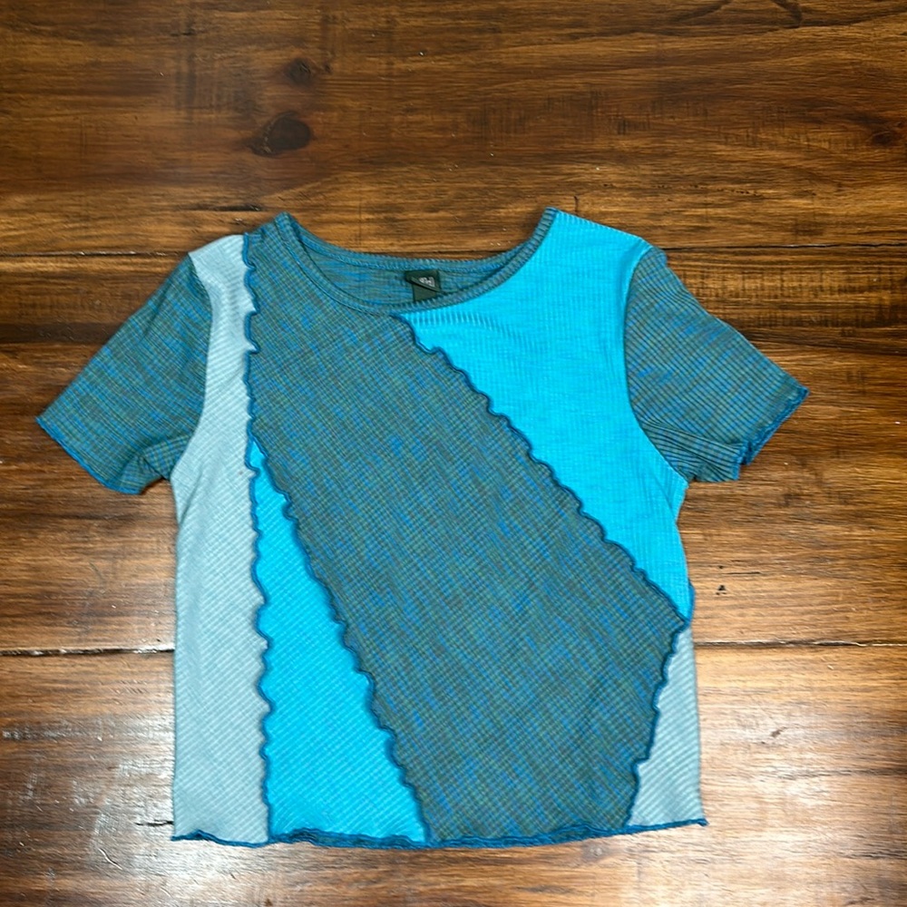 Wild Fable Crop Top Turquoise Juniors Size Small
